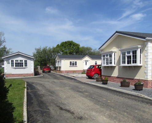 westover residential park home development Willerby Hazelwood park home exterior