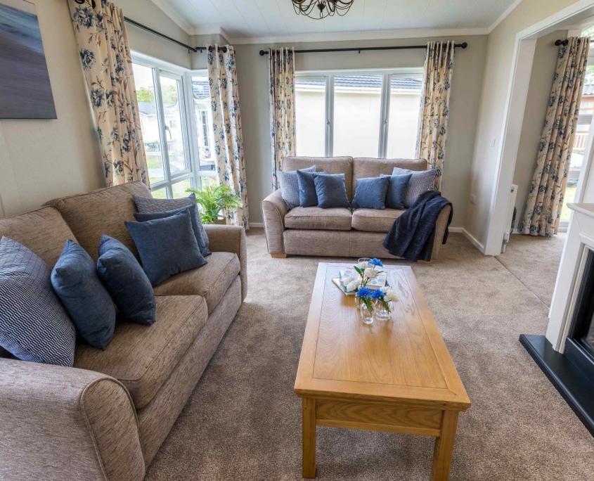 bedwell park home development tingdene hayden classic park home interior lounge