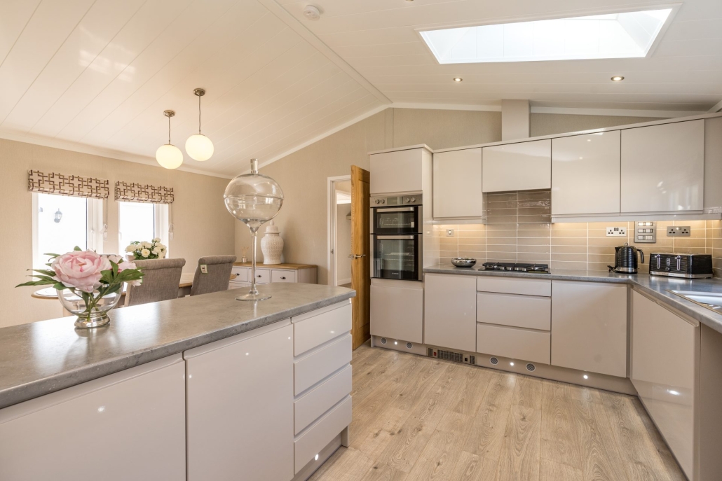 kitchen of bungalows for sale in bude
