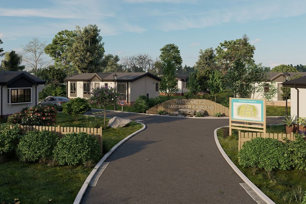 Park homes for sale in ClactononSea View Sandpiper Gardens