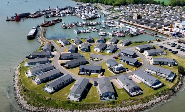 Quickmove Port Werburgh park homes drone